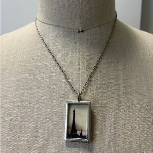 Parisian Themed Pendant Necklace